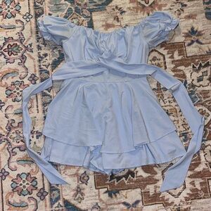 Women’s Baby Blue Romper